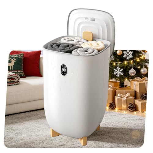 Tehanld Towel Warmer, 35L Towel Warmers for Bathroom Features 2 Heat Settings, Higher Temperatures and Quicker Heating of Towels, Bathrobes and Blankets, Ideal for Home Spa - size: 35L