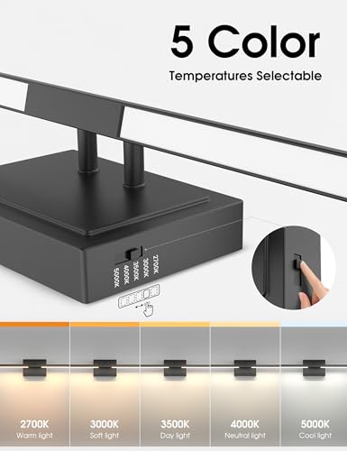 VOLISUN Bathroom Vanity Light 39.4 inch, Vanity Light Bar-ETL Certified | 5CCT Dimmable, 34W LED,Black Bathroom Light Fixture Over Mirror, For Mirror Cabinets - size: 39.4 inch