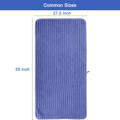 Bath Towels 4-Pack, 27.5x55 Inches - Ultra Soft and Highly Absorbent Quick Dry Microfiber Towels with Hanging Loop, Beauty Twill Stripe Design for Bath, Beach, Gym - color: Dark Grey+blue+white+pink