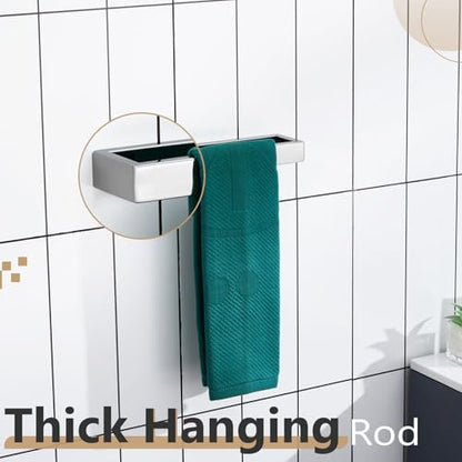 KOKOSIRI Towel Ring Chrome Hand Towel Bar Rack 9-Inch Kitchen Holder Polished Stainless Steel for Bathroom Hardware Wall Mounted, 1 Pack B4008CH-L9 - color: Polished Chrome, size: 1 Pack