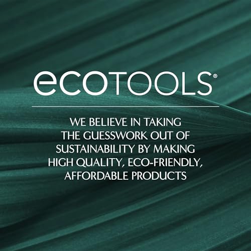 EcoTools Bath Bristle Brush, Back Scrubber for Shower with Long Handle | Smooth skin daily, body brush for showering with bamboo handle, vegan, cruelty-free, nylon bristles, back brush for shower - size: 1 Count (Pack of 1)