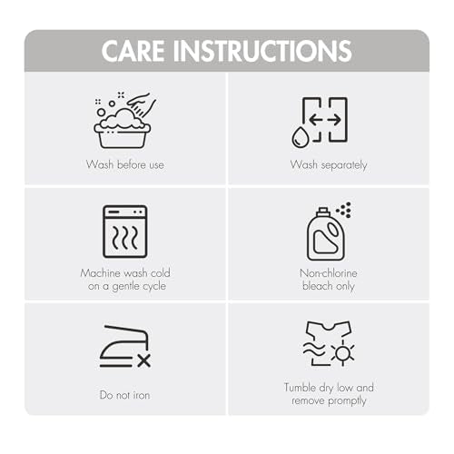 Madison Park Roan Border Cotton Bath Towel Set Absorbent, 6 Piece, White | Microfiber, Soft Pile, Machine Washable, OEKO-TEX Certified, Plush Bathroom Mat, Non Slip TPR Backing - color: White