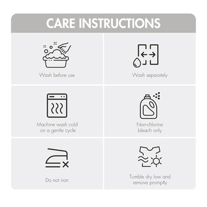 Madison Park Roan Border Cotton Bath Towel Set Absorbent, 6 Piece, White | Microfiber, Soft Pile, Machine Washable, OEKO-TEX Certified, Plush Bathroom Mat, Non Slip TPR Backing - color: White