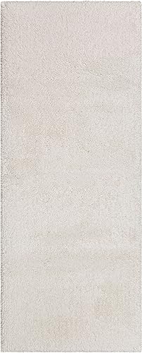 Mohawk Home Classic Cotton White 2' x 5' Bath Mat - color: Off White, size: 2' x 5' (Rectangular)