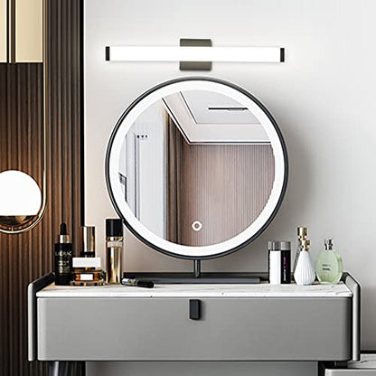24" LED Vanity Light, 14W 5CCT Dimmable, Brushed Balck | Wall Bar Light, Rust & Moisture Resistant, Dimmable 2700K-5000K, Energy-saving, moisture-proof, Dresser Bathroom over Mirror - color: Matte Black, size: 24 inch 5CCTDimmable