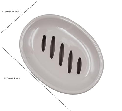 2 Pack Plastic Soap Dish with Drain,Sponge Holder,for Shower,Bathroom,Kitchen (Pink) - color: Pink