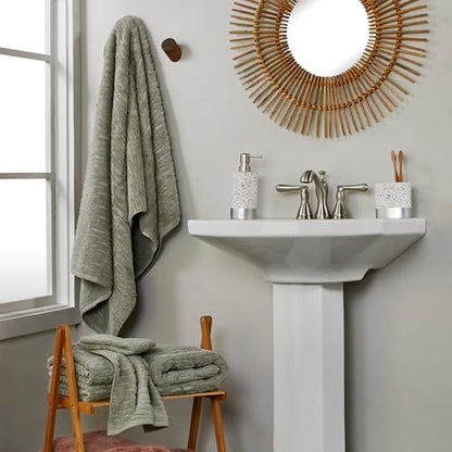 SKL Home CloudSoft Cotton Luxury 2-Piece Hand Towel Set, Sage - color: Sage, style: Hand Towels (Set of 2)