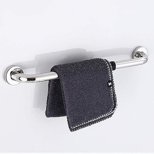 Bathroom Grab Bar, Silver Grab Bar 27 Inch, Restroom Hand Rails, Stainless Steel Wall Mount Grab Bar, Balance Handrail Shower Assist, Toilet Rails Elderly(Size:68cm) - size: 68cm