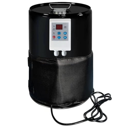5 Gallon Bucket Heater Pro Kit - 800W 120V Drum Heating Blanket with 0-212℉ Adjustable Thermostat & 24H Timer, FCC/UL Certified Insulated Metal Barrel Heater for Propane Tanks, Industrial Barrels - size: 7.75X33.5 in