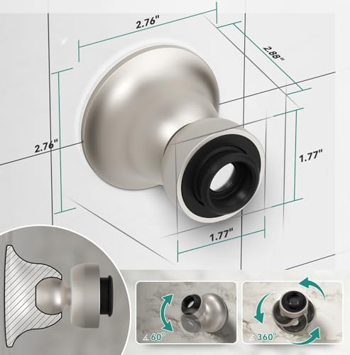 Magnetic Shower Head Holder for BOZYBO 460311 Shower Head Combo(Star Light) - color: Star Light