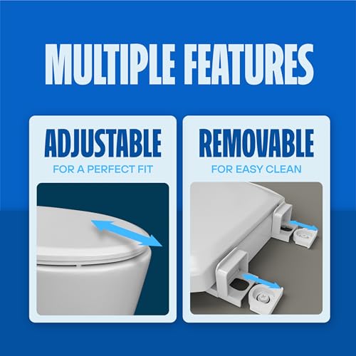 Highcraft W4TSPR Round Plastic Toilet Seat Slow Close ? Easy Remove, White - color: White, size: Round Plastic