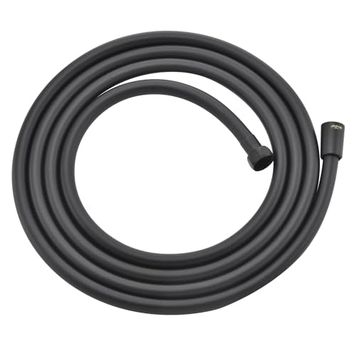 10ft Silicone Rv Shower Head Hose Extra Long Black | 119 Inches Explosion Proof Anti Winding Showerhead Hose,Used In Showerhead Spray Bidet Flexible Shower Hose Replacement - color: Black, size: 119 In