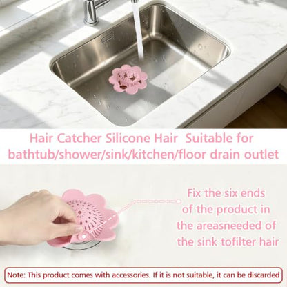 Bathroom Sink Drain with Overflow,Nickel Brushed Bathroom Sink Stopper | Pop Up Drain Assembly with Detachable Basket Stopper,for Bathroom Vanity Vessel Sink,with Silicone Hair Catcher - color: Bathroom Sink Drain -Nickel Brushed
