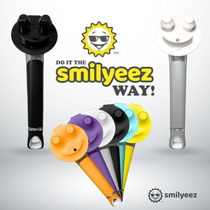 The Original Smiling Handle with Soap Dispensing for Scrub Daddy (Reg. TM) Sponge and Scrub Moji Sponge (White) - color: White