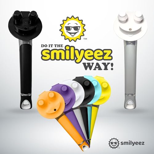 The Original Smiling Handle with Soap Dispensing for Scrub Daddy (Reg. TM) Sponge and Scrub Moji Sponge (Black) - color: Black