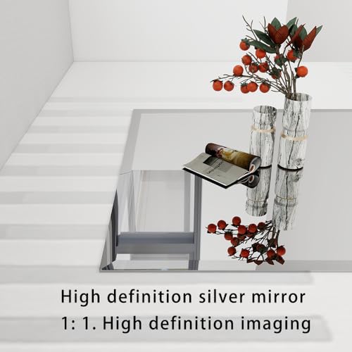 Rectangular Beveled Bathroom Mirrors, 18X26 inch Beveled Bathroom Mirror， | Frameless Mirrors for Bathroom,bedroom/wall/makeup area/cloakroom, hung horizontally or vertically. - size: 18"L x 26"W