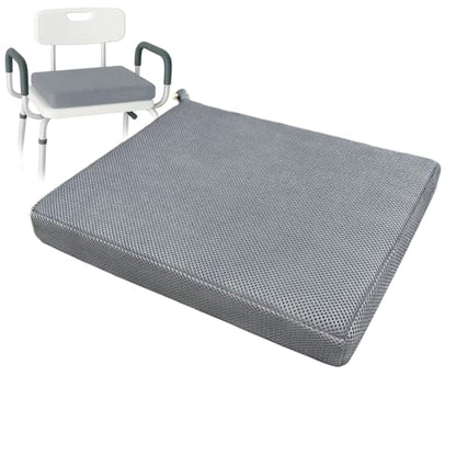 Shower Seat Cushion, Soft Chair Pad for Elderly Bathing，Easy to Clean & Quick Dry，Using 4D air Fiber Material，Suitable for Shower Seats, Poolside Rest, Dressing Room Seats