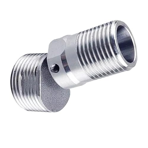 Stainless Steels Shower Tap Adapter Adjustable Angled Bents Base Telescopic Curved Feet Arm Extension Enduring Stainless Steels Tap Adapter for Kitchens and Bathrooms