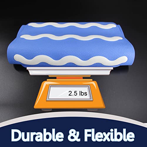 SafeLand Patented Non-Slip Bath, Shower, Tub Mat, TPR Material, Eco-Friendly, Non-PVC, Color Combo, Machine Washable, Durable, with Powerful Gripping Suction Cups, Wave-254 (17"x30") - color: Wave Gy