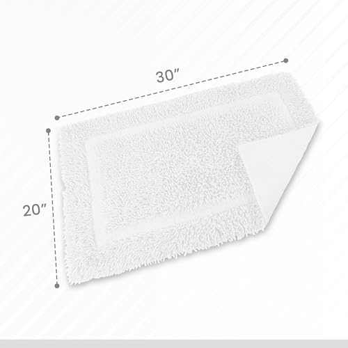 Martex Ringspun Bath Rug, 20" x 30", White | 100% Cotton, Super Soft, Super Absorbent, Non-Slip, Quick Drying - color: White
