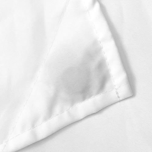 N&Y HOME 108 inch Extra Long Shower Curtain or Liner, Hotel Quality, Washable Fabric, White Bathroom Curtains with Grommets, 72x108 - color: White, size: 72"W x 108"L (Pack of 1)