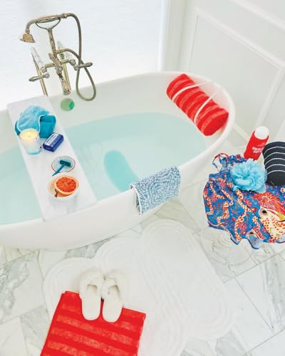 Luxury Body Stopper, Anti-Slip Spa Accessory, Holds Reclined Position in Bath to Fully Release Tension, Bathe Comfortably Hands Free, and Keep Your Hair Dry. Recline, Relax, Stay Put! - color: Sea Glass