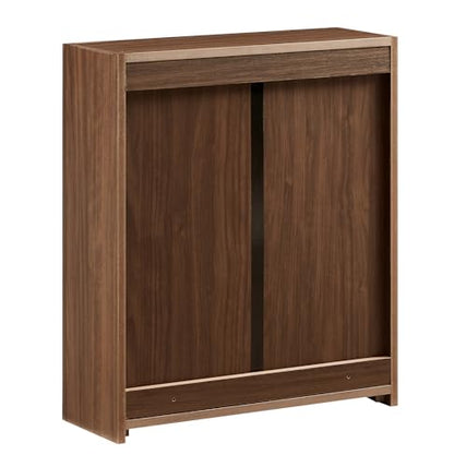 Crosley Furniture Savannah Wall Mounted Bathroom Storage Medicine Cabinet with Shelves, Walnut - color: Walnut, style: Wall Cabinet