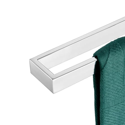 KOKOSIRI Towel Holder Chrome Bath Towel Bar Rack 20-Inch Kitchen Holder Polished Stainless Steel for Bathroom Hardware Wall Mounted, 1 Pack B4008CH-L20 - color: Polished Chrome, size: 20-Inch