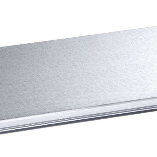 Signature Hardware 415626 Effendi 18" Linear Shower Drain with Flange - Brushed Stainless Steel