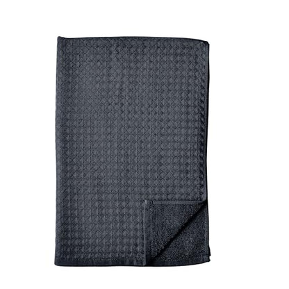 UCHINO Waffle Twist Cotton Hand Towel Absorbent Quick Dry 20x30 Ebony, 1 Pc - color: Ebony, size: Hand Towel