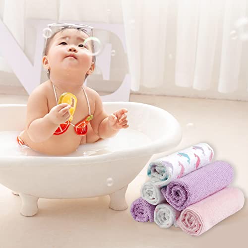 softan Baby Washcloths, 24Pack Baby Wash Cloths Extra Soft & Ultra Absorbent, Baby Towels and Washcloths Face Towel Unisex for Boys Girls Body, Washclothes Gentle on Sensitive Skin, 9x9 Pink Whale - color: Pink Whale