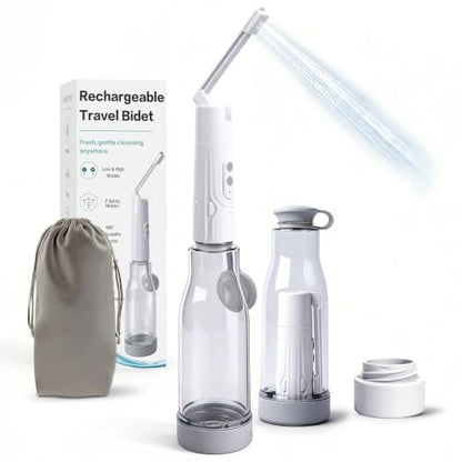 Portable Bidet for Travel, 400ml Rechargeable Electric Bidet Sprayer