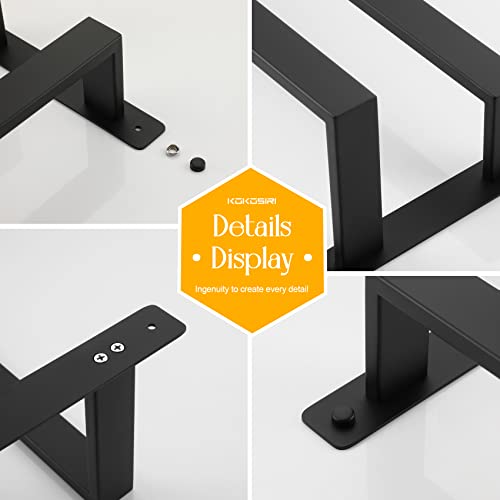 KOKOSIRI Towel Bars Black Bath Towel Holders 32 Inches Bathroom 2-Tiers Ladder Towel Rails Wall Mounted Towels Shelves Rack Stainless Steel, B5008BK-L32 - color: Matte Black, size: 32-Inch