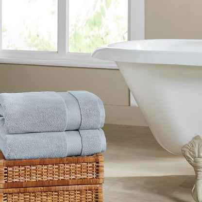 Modern Threads Luxury 6-Piece Quick-Dry Towel Set – Plush & Ultra-Absorbent for Spa-Like Experience, Smoke - color: Smoke