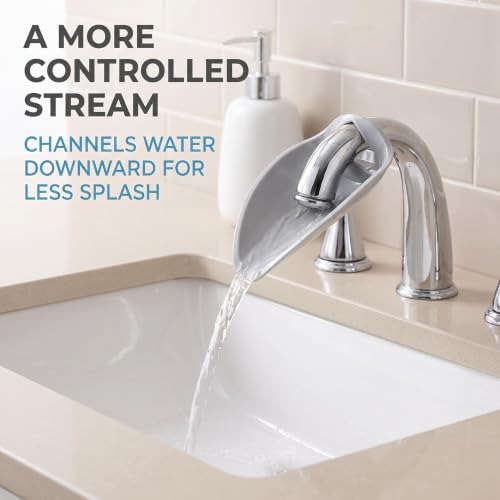 Faucet Extender for Toddlers - Sink Extender for Kids Hand Washing, Bathroom Sink Spout Wash Helper for Children Baby Bathroom Safety Sink Extender Faucet Extender for Kids