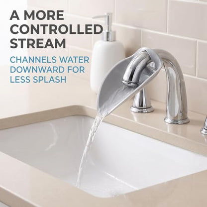 Faucet Extender for Toddlers - Sink Extender for Kids Hand Washing, Bathroom Sink Spout Wash Helper for Children Baby Bathroom Safety Sink Extender Faucet Extender for Kids