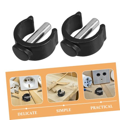 8pcs Handrail Clamp Replacement Lock Clips for Toilet Safety Frame Easy Assembly for Pipe Nonslip Tips to Enhance Stability and Reduce Slip Risks