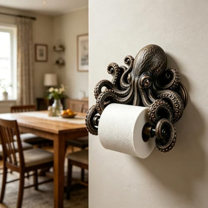 Ocean Guardians Toilet Paper Holder Series, Funny Toilet Paper Holder, Toilet Paper Roll Holder Wall Mounted, Toilet Paper Roll Holder with Phone Shelf Tissue Holder for Bathroom Washroom, Sea Turtle - color: Sea Turtle