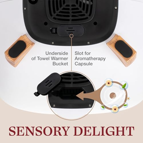 Towel Heating Bucket, Large Capacity for Uniform Heating, One-Button Control for Convenient Timing, Perfect for a Warm and Comfortable Experience