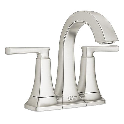 American Standard 7426201.295 Belmeade Two-Handle 4-Inch Centerset Bathroom Faucet, 1.2 GPM, Brushed Nickel - color: Brushed Nickel