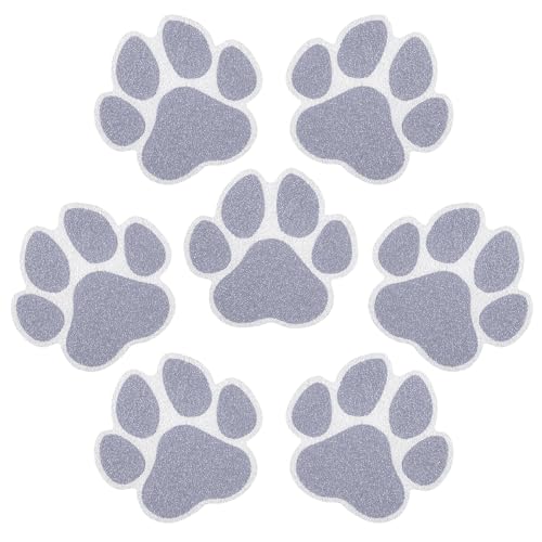 Secopad 20 PCS Original Non-Slip Bathtub Stickers, Large Safety Bathroom Tubs Showers Treads Adhesive Decals with Scraper(Gray) - color: Gray