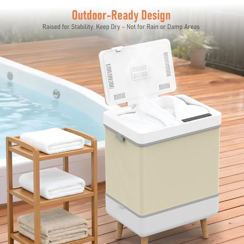 Towel Warmer for Bathroom, Home Spa & Outdoor, 35L Large Foldable Hot Towel Warmer Bucket, Fast Heating Towel Dryer & Heater, ETL Certified, House Warming Gifts New Home, Parents & Baby