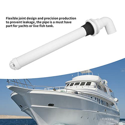 Overflow Drain Pipe, Overflow Assembly, Stable Water Flow, Strainer Pipe Tube Bathroom Pipes Fittings Universal for Yacht Cabin Bathroom Sink