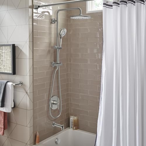 American Standard 24" Spectra Versa Shower System, Rain Head,Brushed Nickel - color: Brushed Nickel
