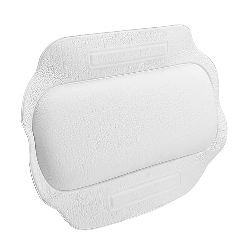 Bathtub Pillow with Ultra-Large Suction Cups for Secure Non-Slip Support Spa Bath Cushion for Head and Neck Comfort Fits Most Tubs Ideal for Relaxing Home Baths and Shower Spa Sessions