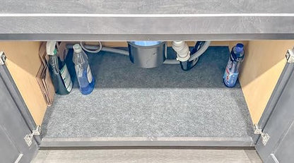 Under Sink Mat Absorbent Cut to Fit Cabinet Liner