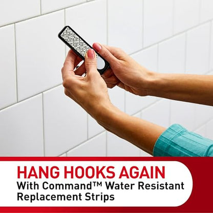 Command Indoor Assorted Replacement Strips, 2 Medium, 4 Large Strips | Replacement Strips, Holds up to 5 lb, Damage Free Wall Hanging, Re-Hang Hooks for Bathrooms