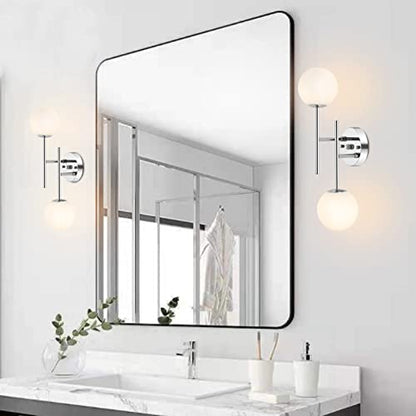 BYOLIIMA Modern Chrome Wall Sconce, 7.5" W x 20" H, G9 Base, Fully Dimmable, Ideal for Bathroom, Kitchen, Living Room, Office - color: Chrome