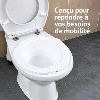 Homecraft Portable Bidet Toilet Attachment Seat, Men and Women Intimate Hygienic Washing, Non Electric Toilet Bowl, Standard Size
