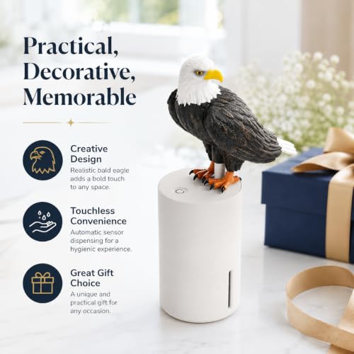 Bald Eagle Automatic Foam Soap Dispenser for Bathroom Kitchen - color: Bald Eagle